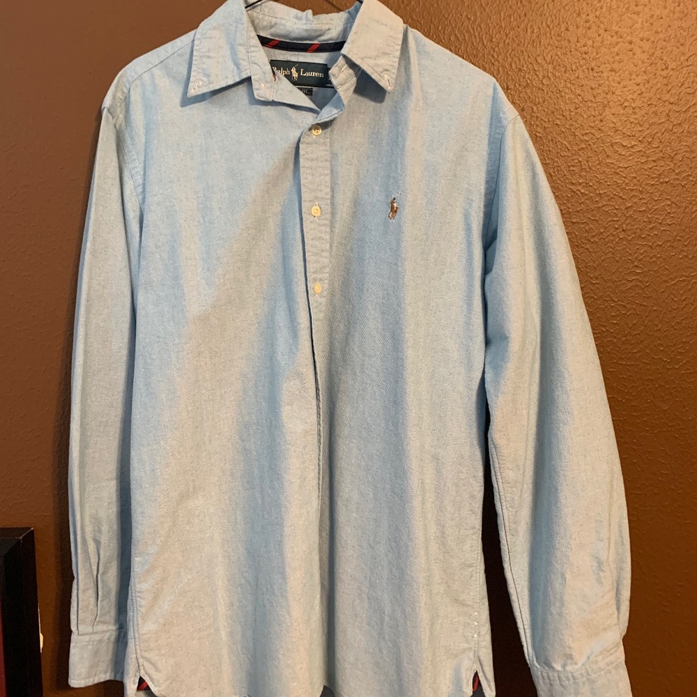 Ralph Lauren blue men’s shirt classic fit L
